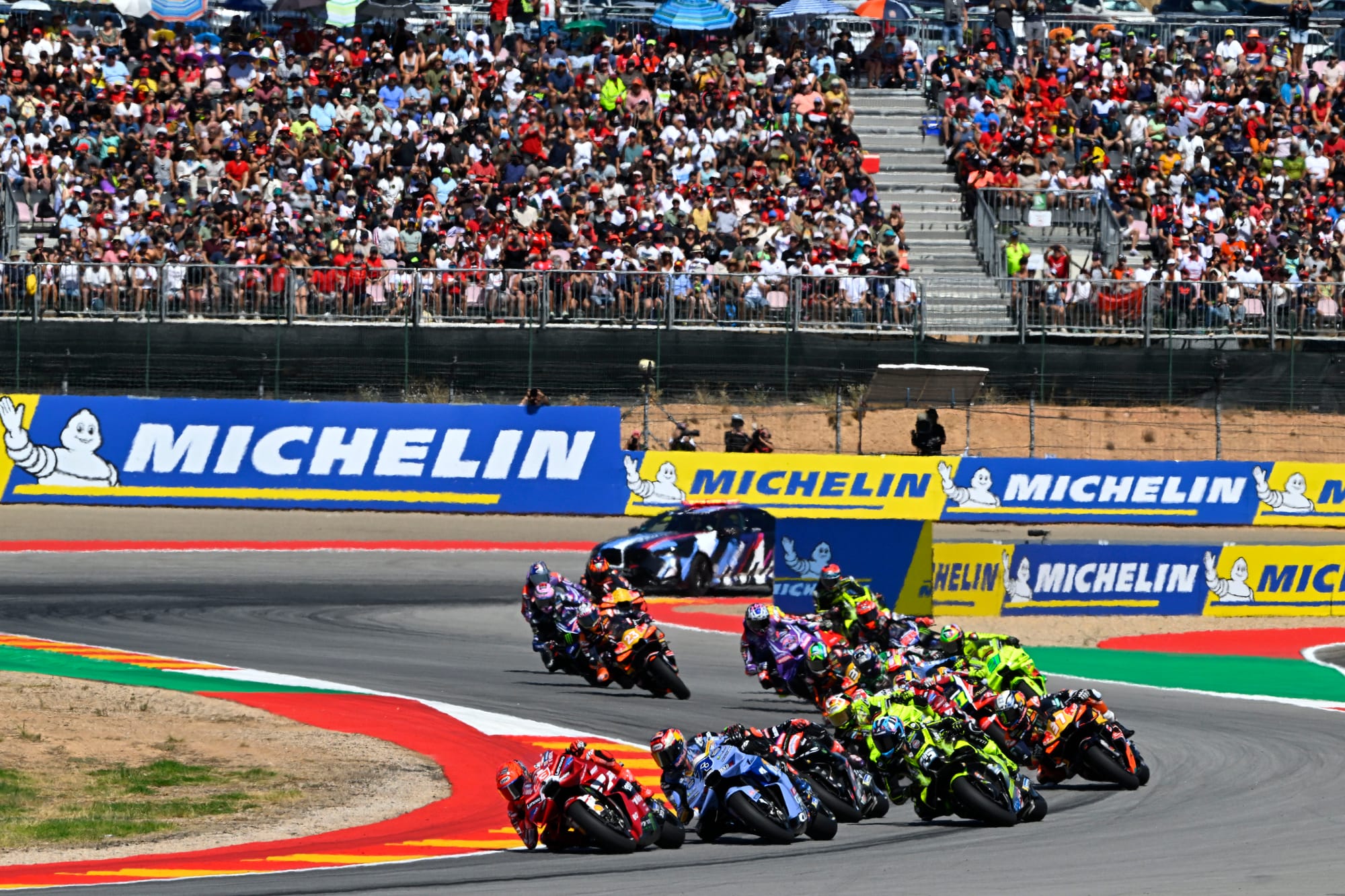 Marquez regains MotoGP title ground with Aragon sprint win