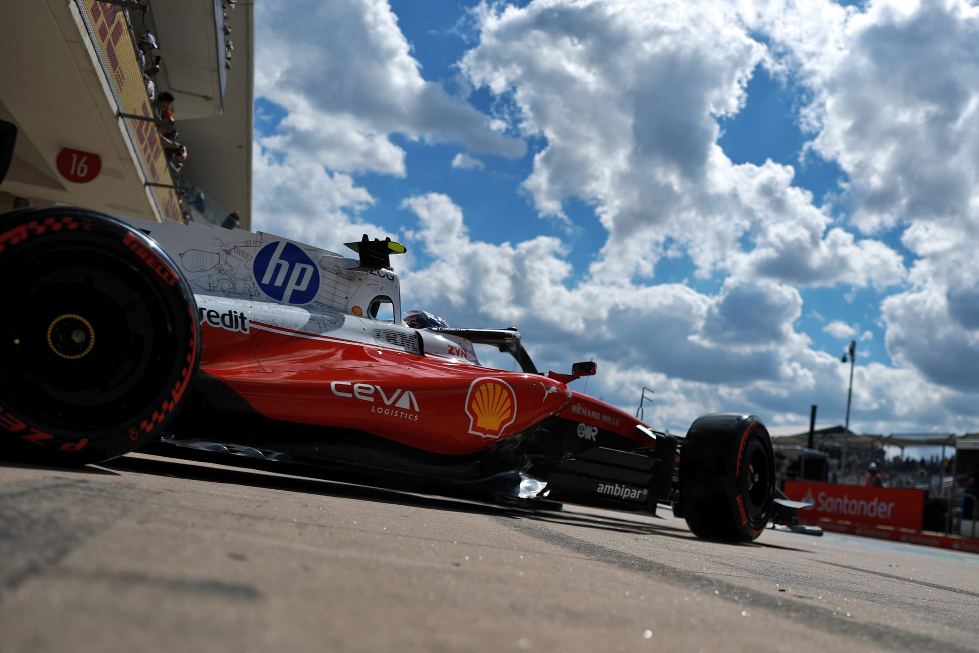 Ferrari completes US GP practice sweep