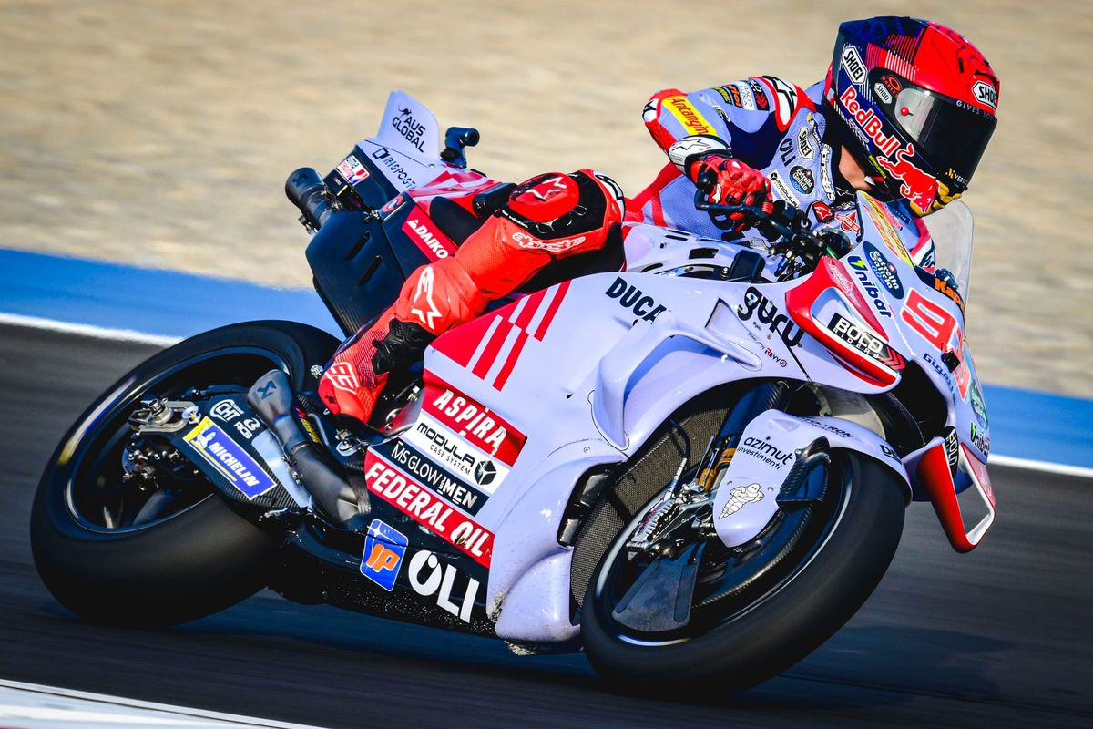 Marquez tops practice as rain forces Qatar GP schedule revamp