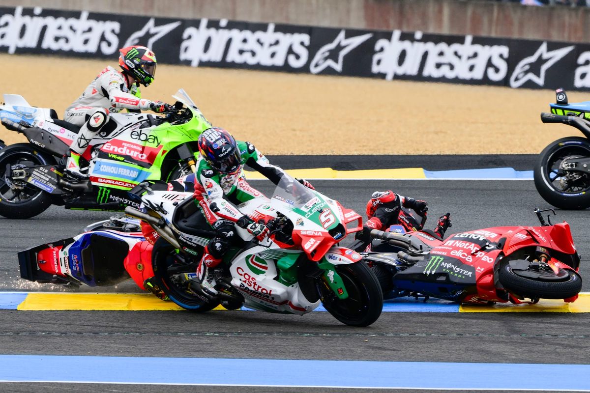 Zarco takes astonishing home MotoGP win in mad wet race