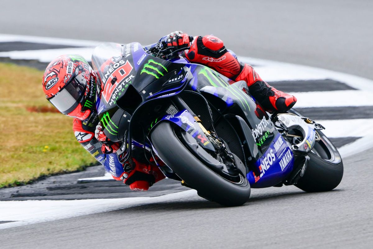 Fabio Quartararo during the British Grand Prix weekend