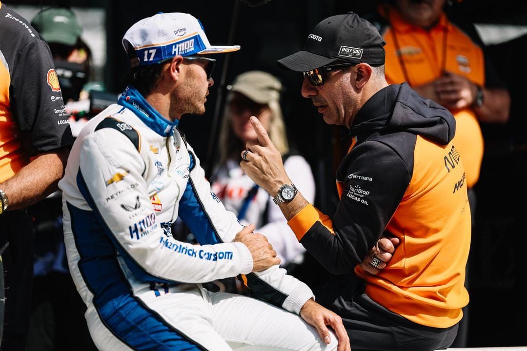 Kyle Larson and Tony Kanaan, McLaren, IndyCar