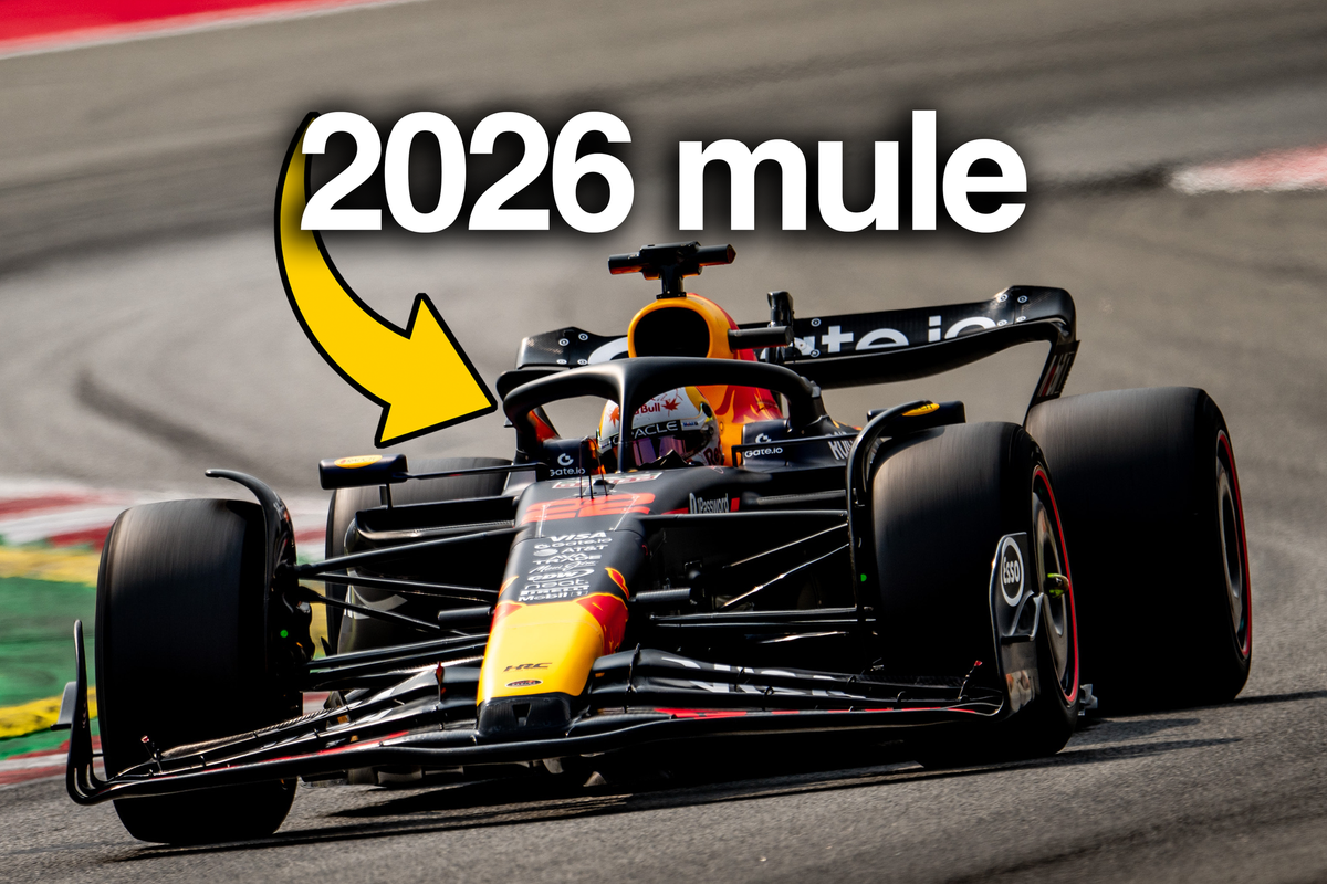 Red Bull mule car debut shows us what to expect from 2026