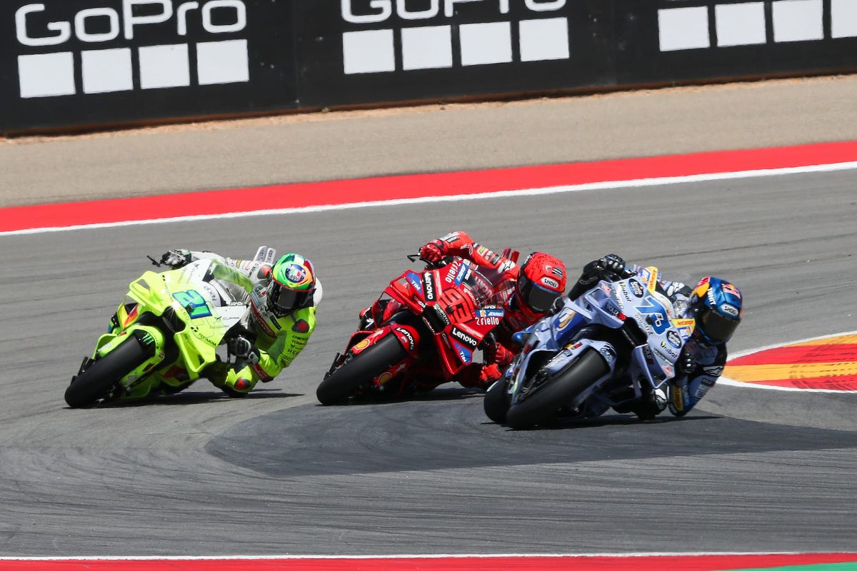 Marquez comes from behind for Aragon sprint win, Bagnaia has a nightmare