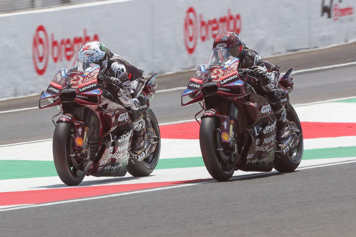 Marquez wins Italian GP as Bagnaia's early charge collapses