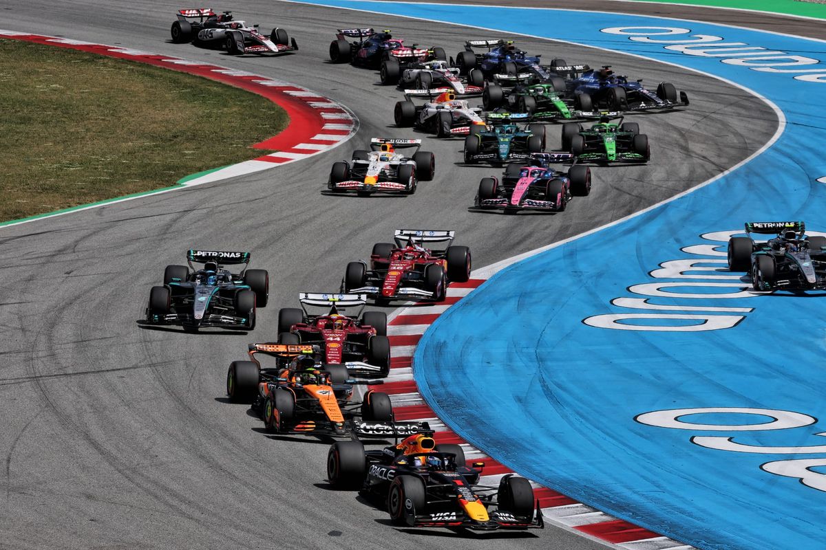 Spanish Grand Prix F1 results 2025 after Verstappen penalty