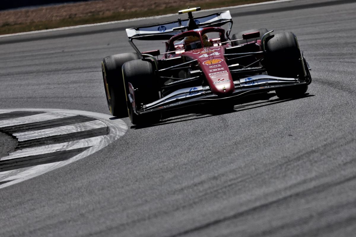 What happened in British GP opening practice session