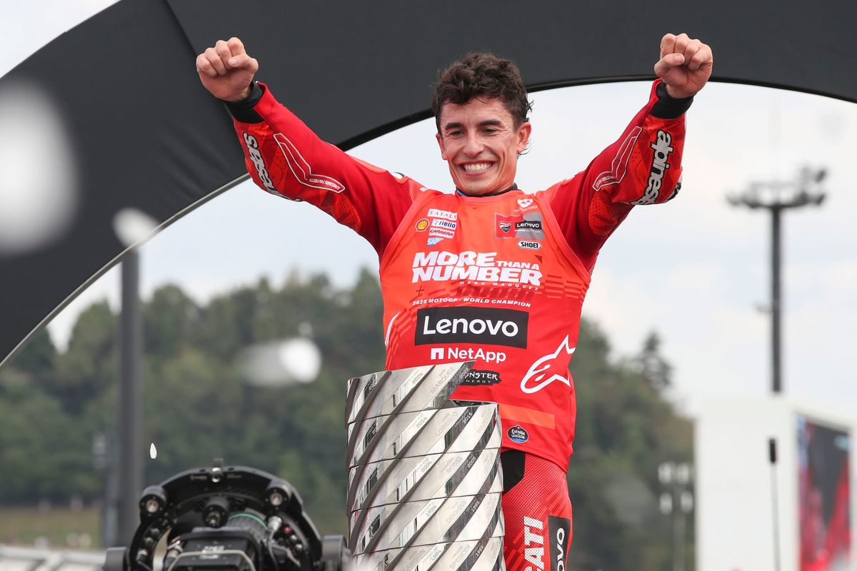 Marquez clinches title as Bagnaia dominates