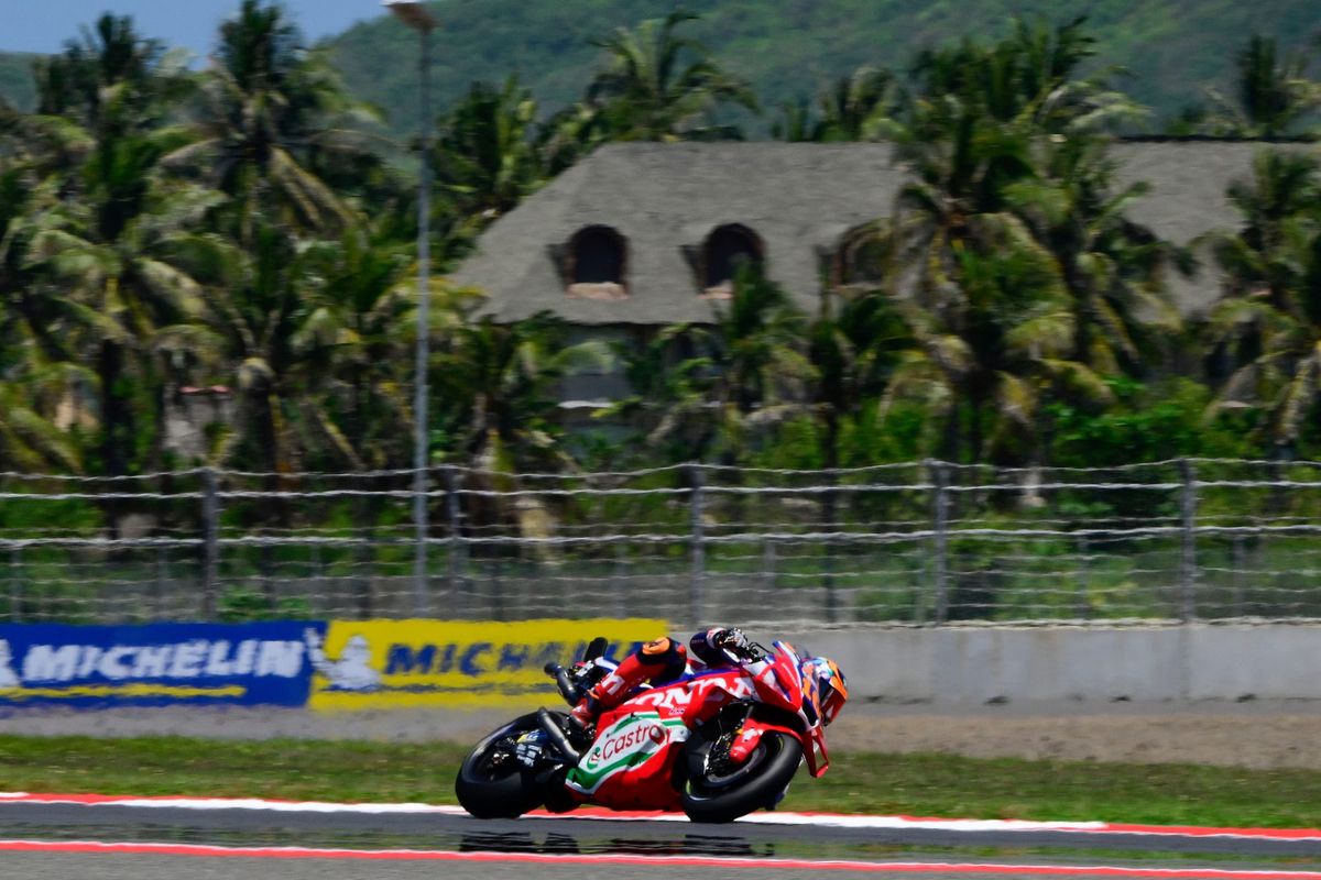 Honda leads first Mandalika MotoGP practice