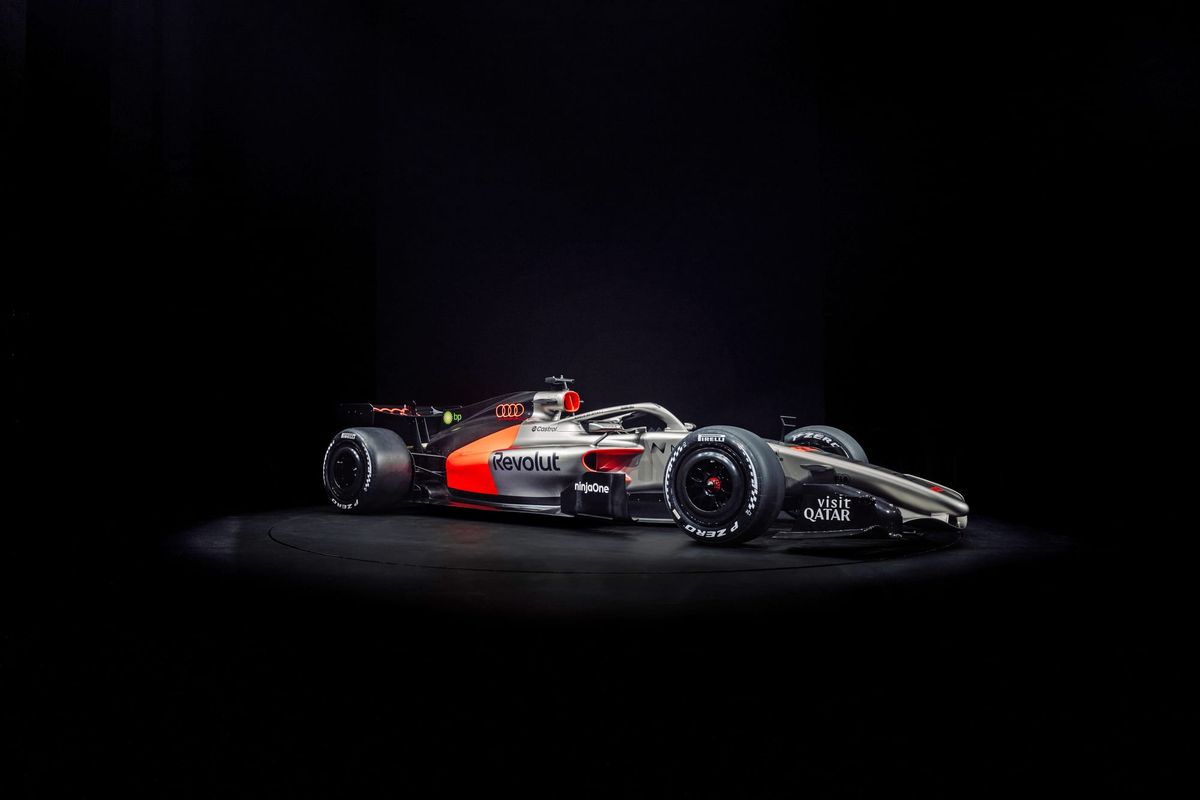 Audi reveals 2026 F1 livery - but keeps car it's tested hidden