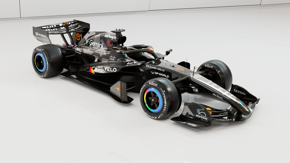 McLaren unveils 2026 F1 car in testing livery
