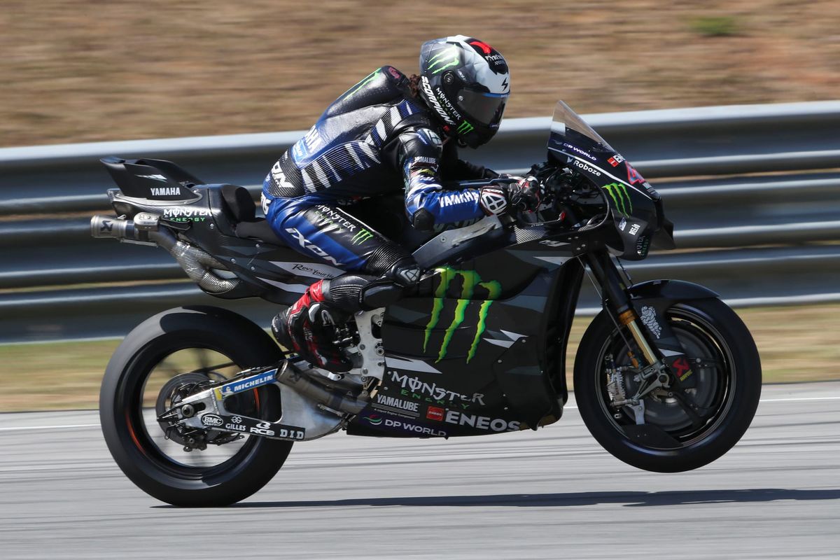 Yamaha resumes MotoGP testing with stopgap solution