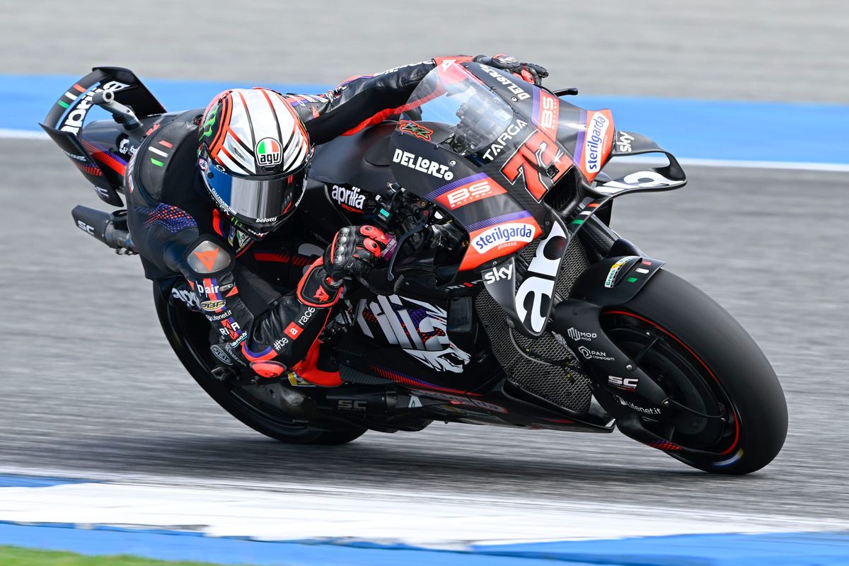 Aprilia makes commanding start in first 2026 MotoGP practice