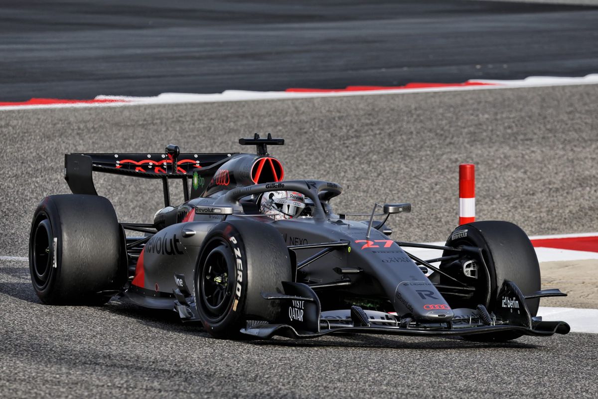 Audi triggers second red flag of Bahrain F1 test