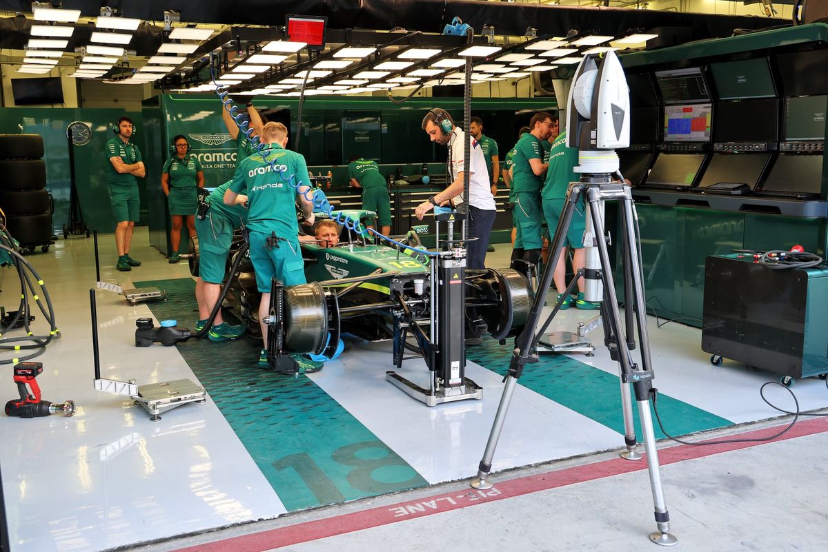 Aston Martin's final day of F1 testing over early after six laps