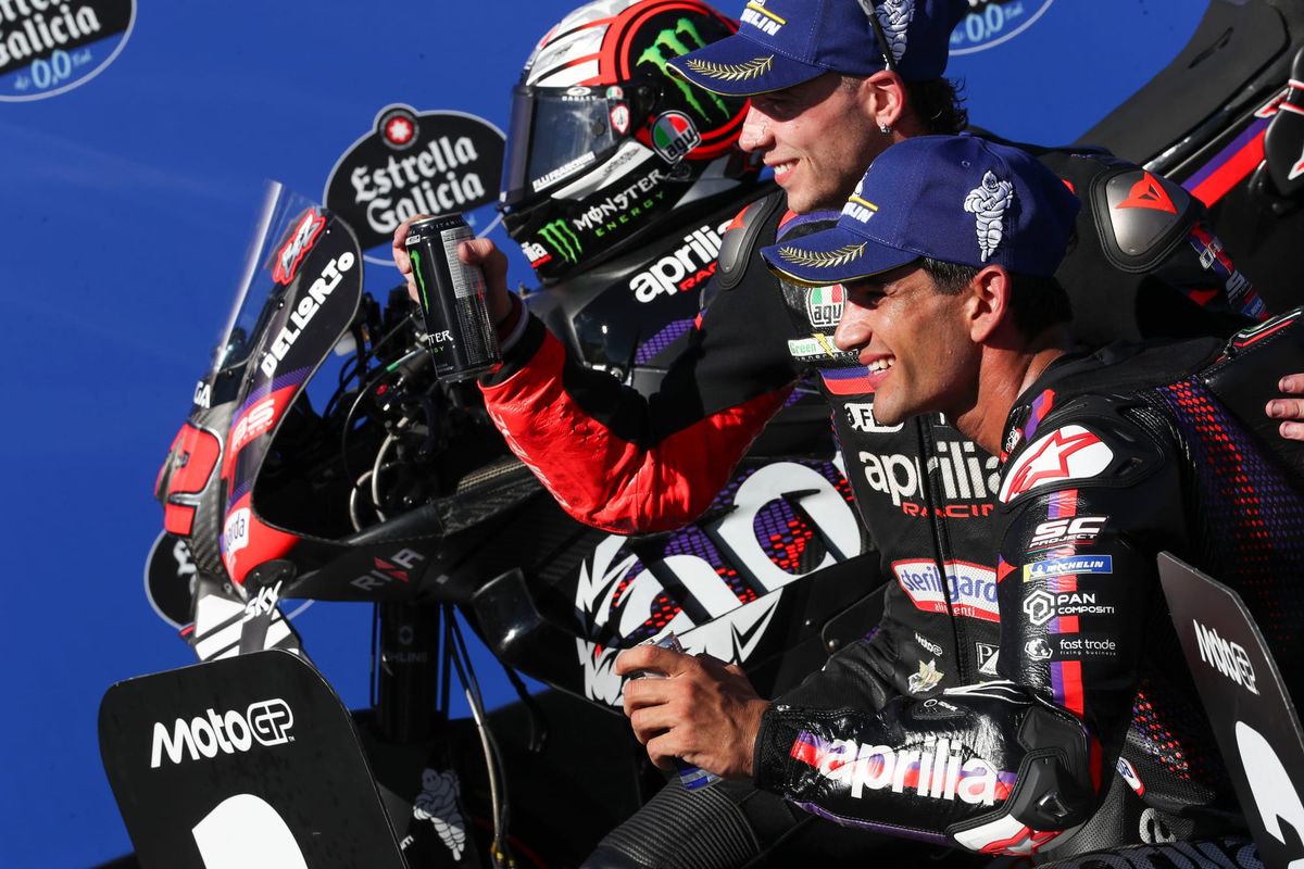 Aprilia 1-2 in MotoGP's truncated Brazilian GP