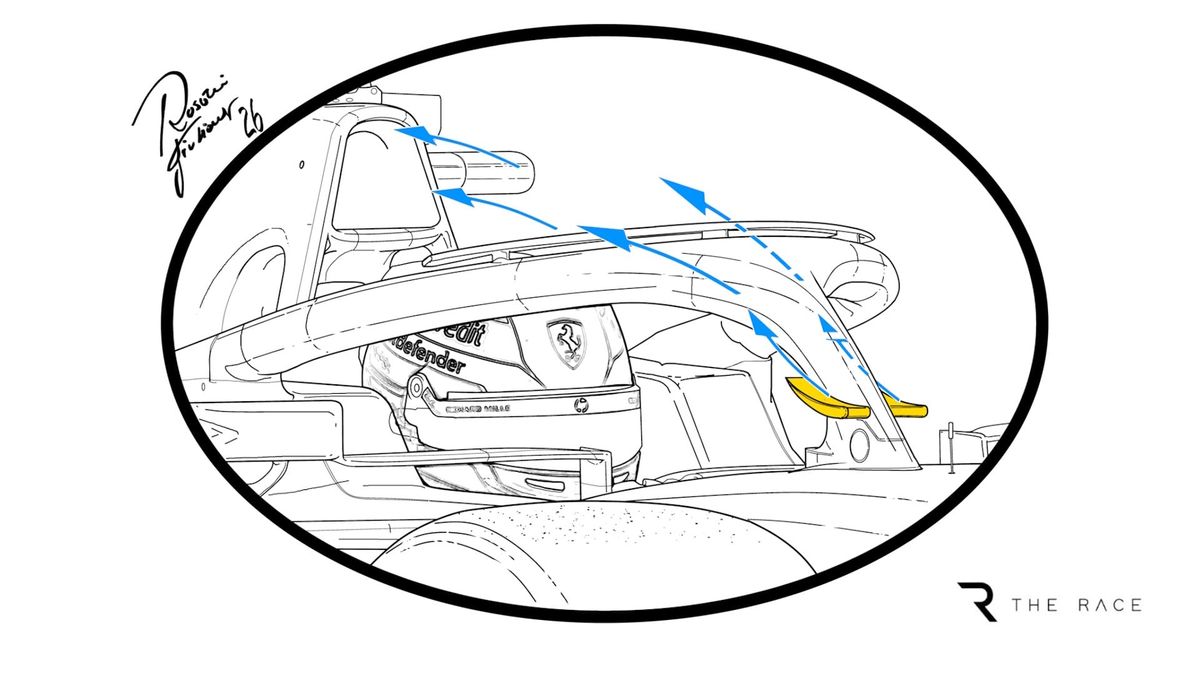 Ferrari removed halo wing after FIA talks