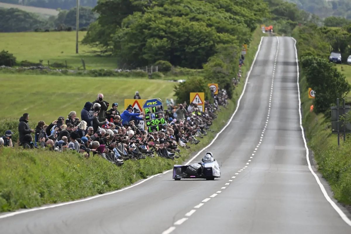The Crowe brothers at last year's TT