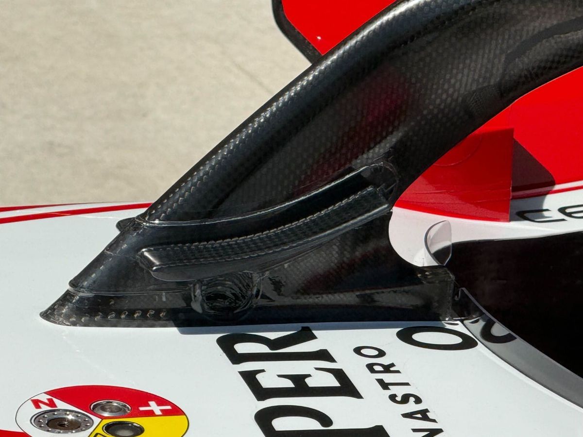Ferrari F1 halo wing Miami GP