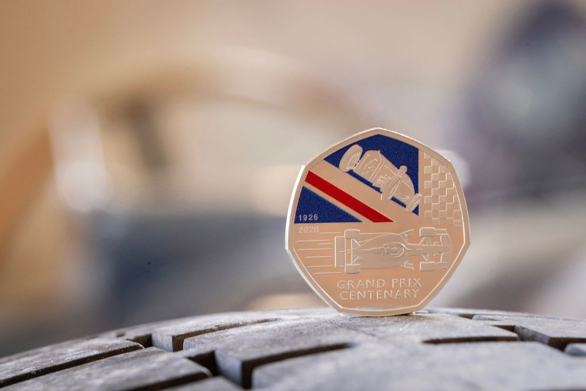 Royal Mint unveils first UK motorsport coin for British GP centenary