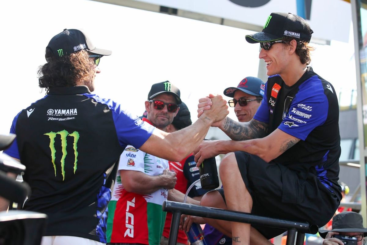 Alex Rins and Fabio Quartararo, Yamaha, MotoGP