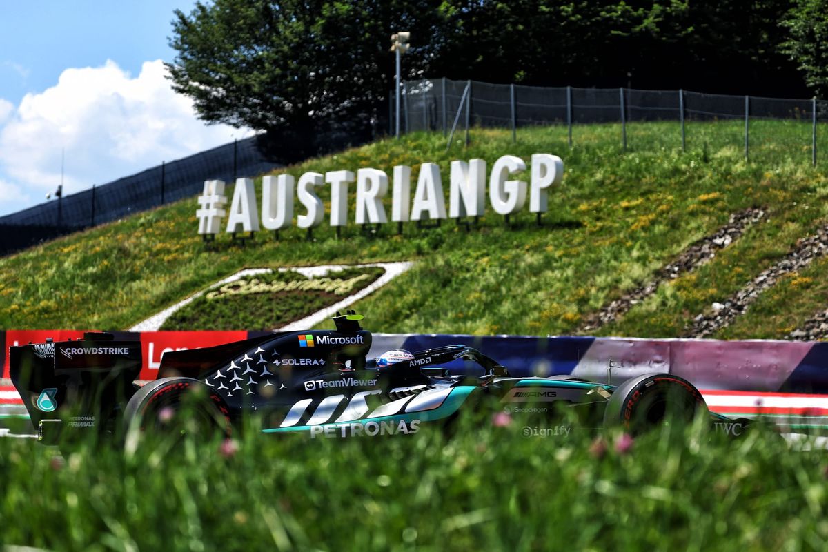 What happened in final F1 practice at Austrian GP