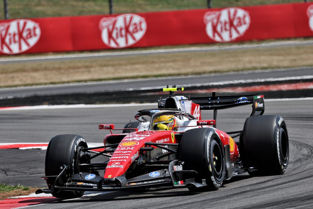 What happened in practice at F1's British GP