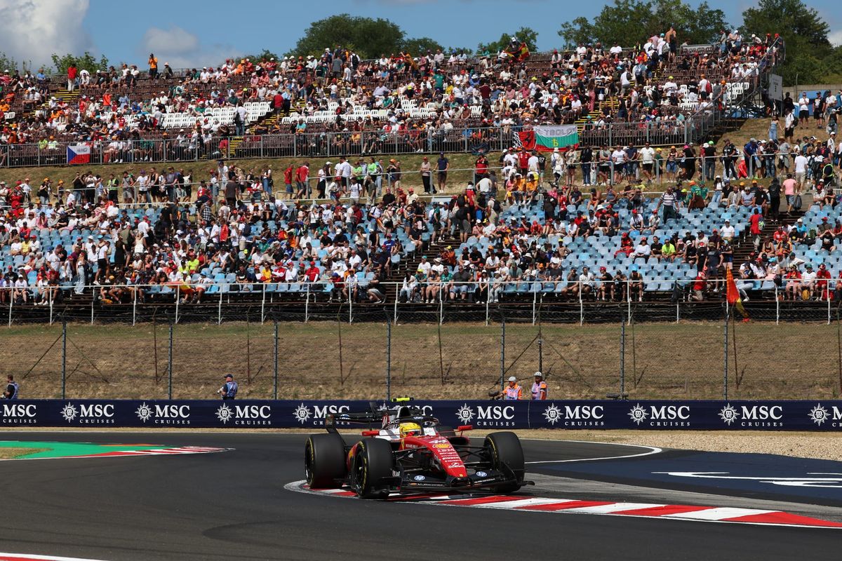 What happened in red-flagged second Hungarian GP practice