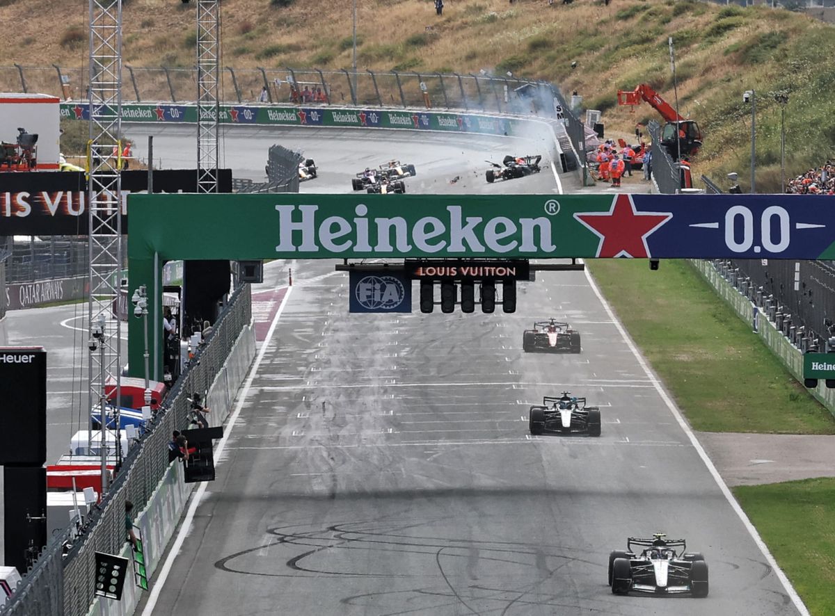 F1's Dutch GP red-flagged after monster Verstappen crash