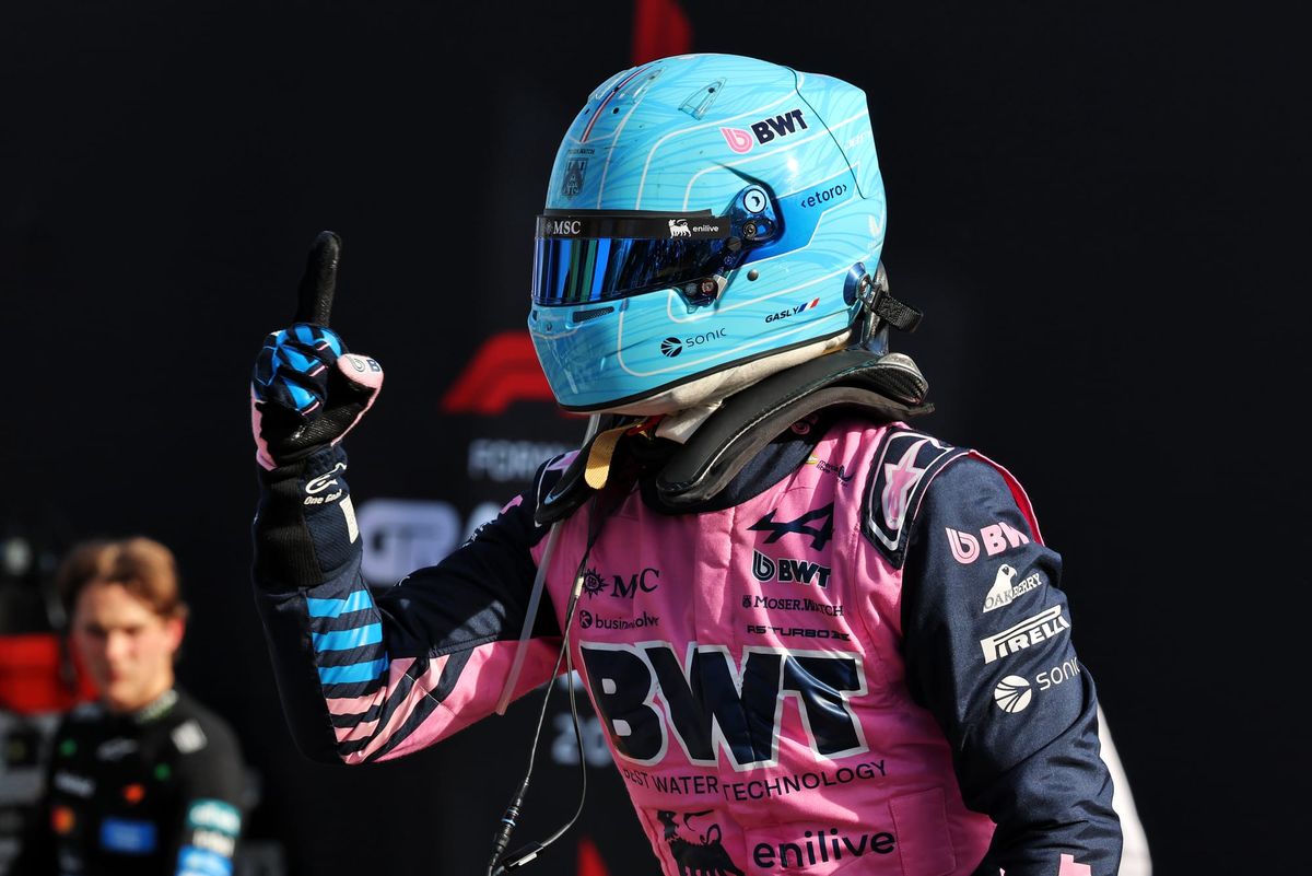 Gasly stuns Mercedes to take Italian GP pole for Alpine