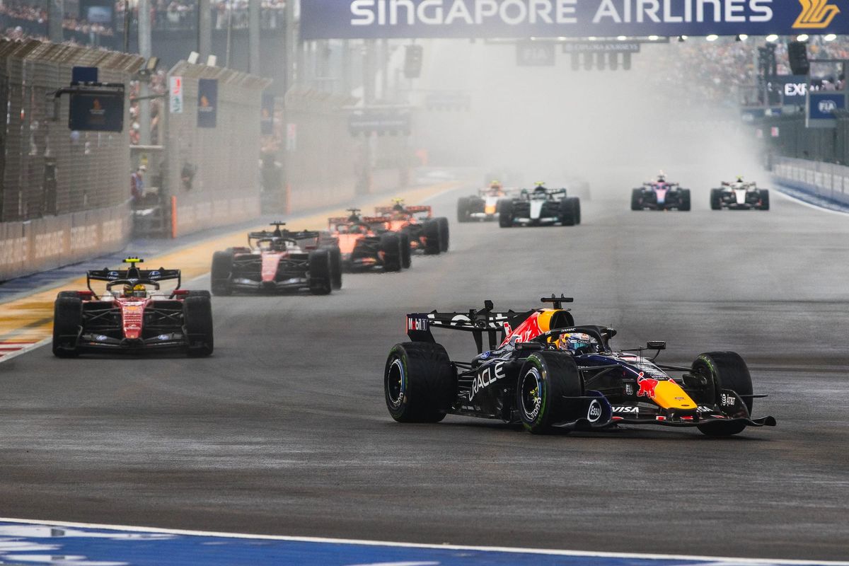 F1 2026 Singapore Grand Prix starting grid after two penalties
