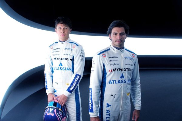 Alex Albon and Carlos Sainz, Williams, F1