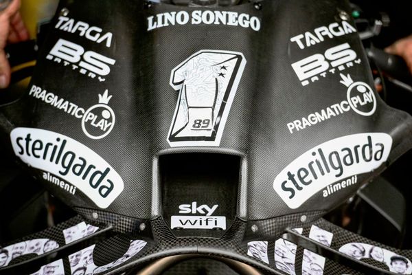 Jorge Martin's Aprilia MotoGP bike