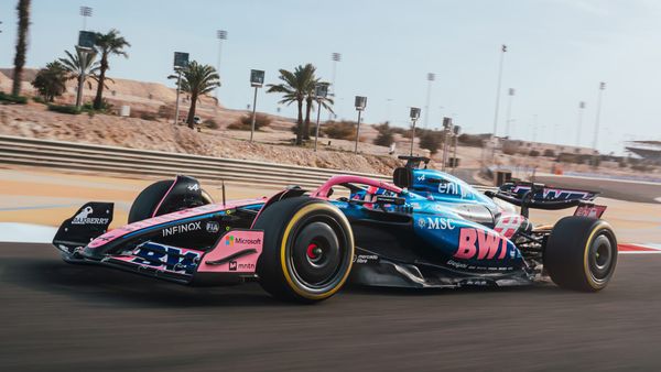 Alpine's 2025 F1 car debuts in Bahrain