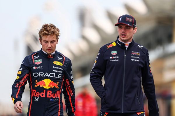 Liam Lawson and Max Verstappen, Red Bull, F1