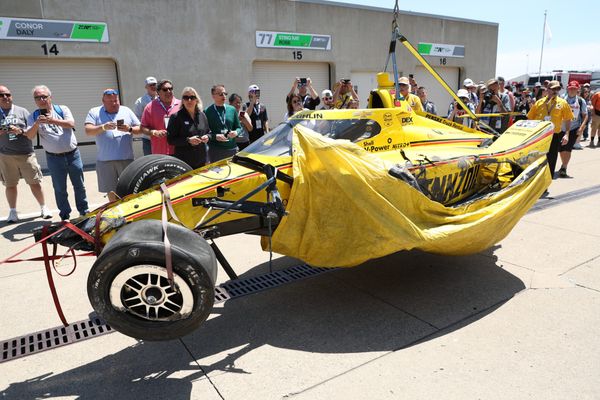 McLaughlin out of Indy 500 qualifying after huge crash