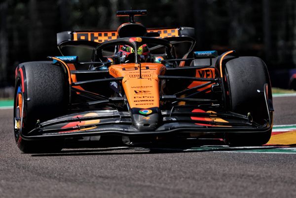 What happened in tight first practice at Imola