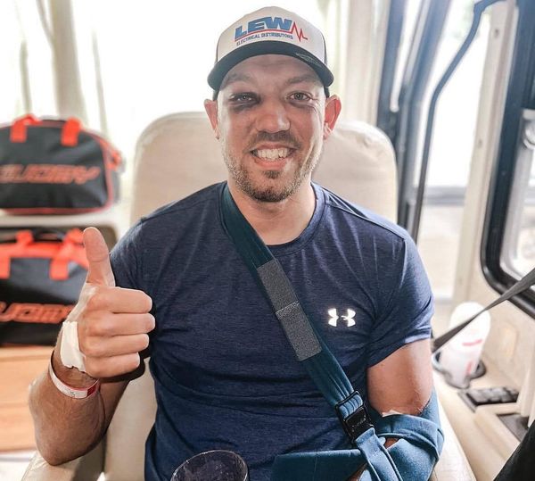 Hickman out of hospital and back in Isle of Man TT paddock