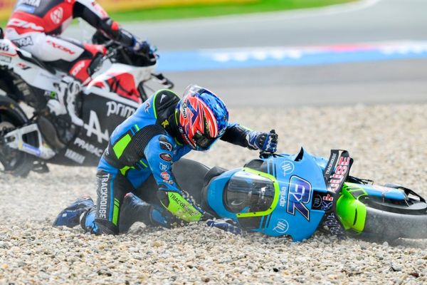 Dutch TT Assen MotoGP crash