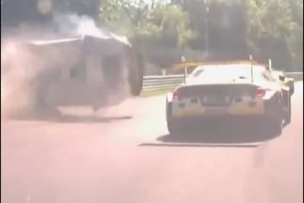 Post-race penalty for airborne crash changes Nurburgring 24H winner