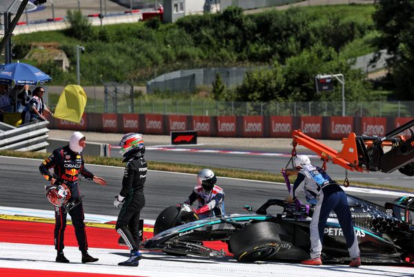 Antonelli penalised for taking Verstappen out of Austrian GP