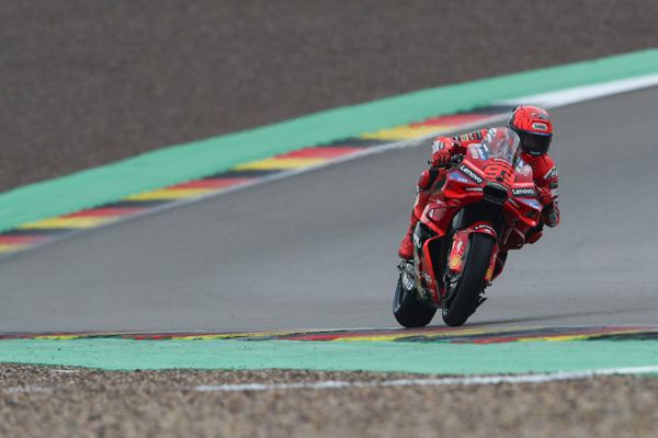 Marquez defeats Zarco in rain duel for German GP pole