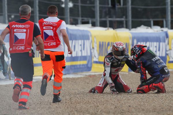 Honda stand-in ruled out at Brno with worrying knee injury