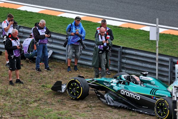 What happened in second Dutch GP F1 practice session