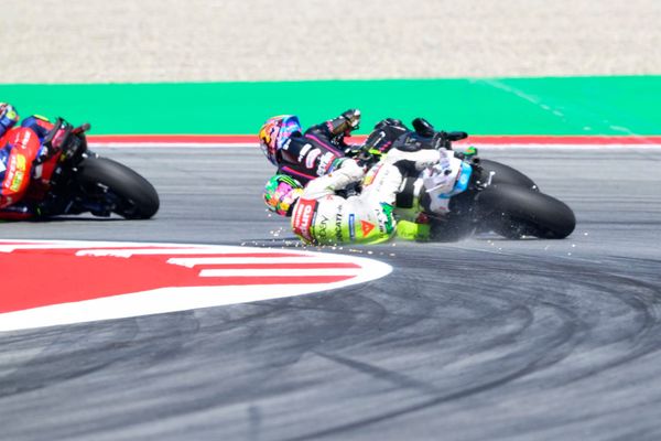 Franco Morbidelli and Jorge Martin MotoGP crash