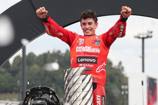 Marquez clinches title as Bagnaia dominates