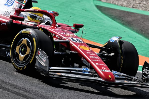 What happened in first F1 practice at Italian GP