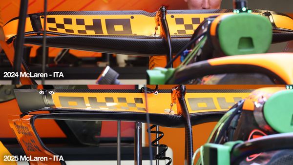 Top F1 teams' Monza-spec rear wings revealed
