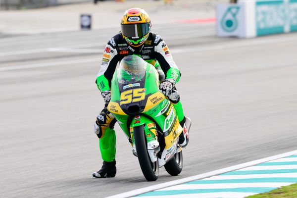 Moto3 rider Dettwiler in surgery after horrific pre-race crash