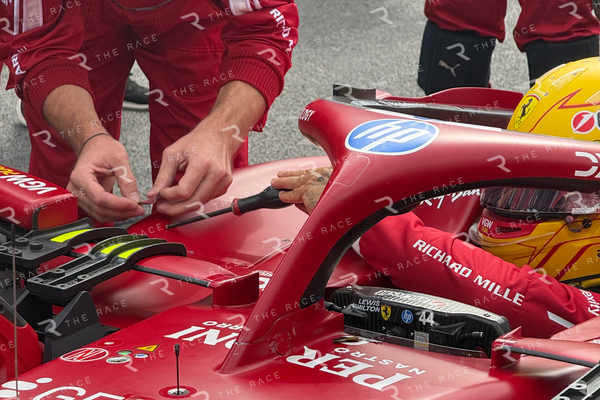 Why Hamilton and Norris are using tape on F1 starting grids